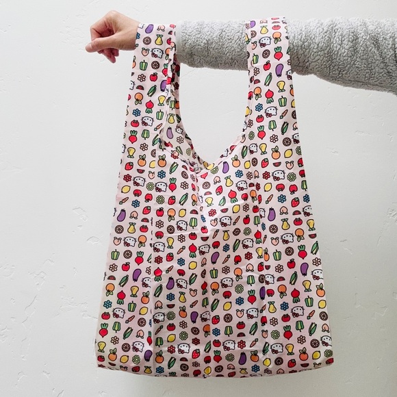 🍎BAGGU STANDARD Hello Kitty Icons Reusable Tote Bag - Picture 4 of 11